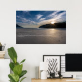 砂の中の足跡引用文 ポスター (ホームオフィス)