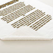 砂の中の足跡祈りの言葉 シェルパブランケット (3/4)