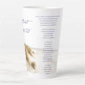 砂の中の足跡 カフェラテマグ (正面)