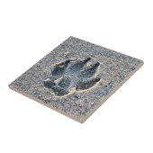 砂の中の足跡 タイル (側面)