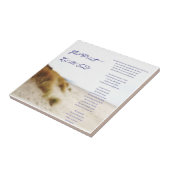 砂の中の足跡 タイル (側面)