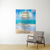 砂の中の足跡 タペストリー (インサイチュ)