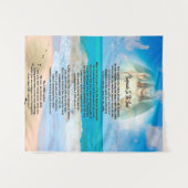 砂の中の足跡 タペストリー (正面(横))