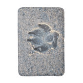 砂の中の足跡 バスマット (正面縦)