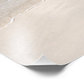 砂の中の足跡 フォトプリント            (角)