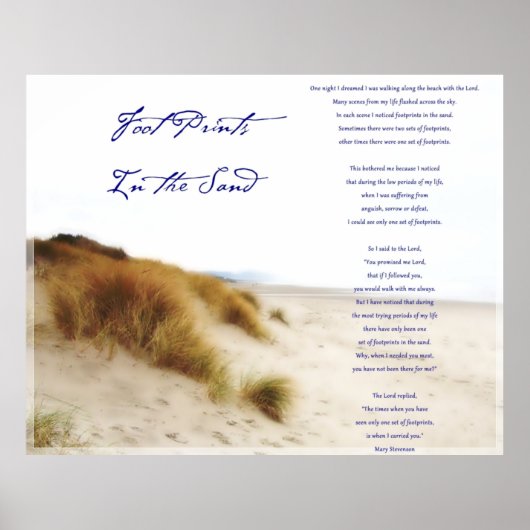 砂の中の足跡 ポスター (正面)