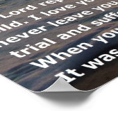 砂の中の足跡 ポスター (角)