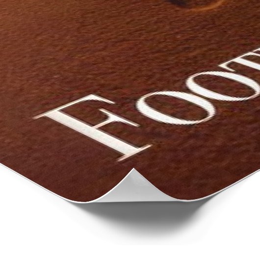 砂の中の足跡 ポスター (角)