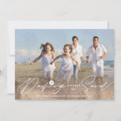 砂の中をダッシュインビーチ沿岸写真 シーズンカード (正面)