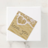 砂の中書のハート フェイバータグ (インサイチュ)