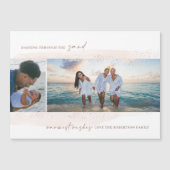 砂の休日の写真のマグネットカードをダッシュイン マグネット招待状 (正面)