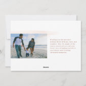 砂の休日の写真カードをダッシュイン シーズンカード (裏面)