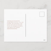 砂の休日の写真ポストカードをダッシュイン シーズンポストカード (裏面)