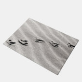 砂の写真のトラック自然 ドアマット (アングル)