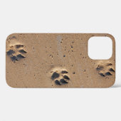 砂の動物の足跡ケースメイトiPhoneケース Case-Mate iPhoneケース (裏面 (横))