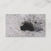 砂の名刺の穴 名刺 (裏面)