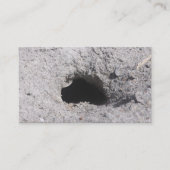 砂の名刺の穴 名刺 (正面)