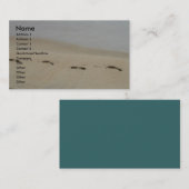 砂の名刺の足跡 名刺 (正面/裏面)