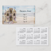 砂の城によっては2013カレンダーが夢を見ます 名刺 (正面/裏面)