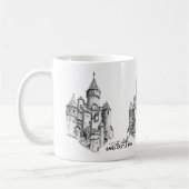 砂の城のおもしろいのコーヒー・マグ コーヒーマグカップ (左)