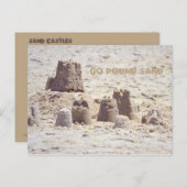 砂の城のポストカード ポストカード (正面/裏面)