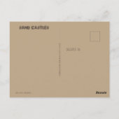 砂の城のポストカード ポストカード (裏面)