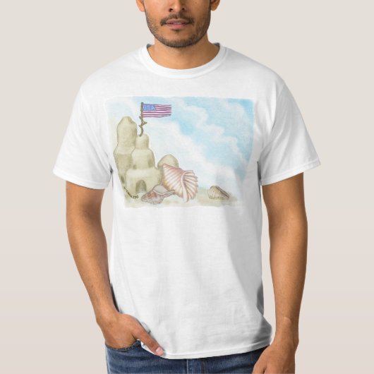 砂の城のTシャツ Tシャツ (正面)