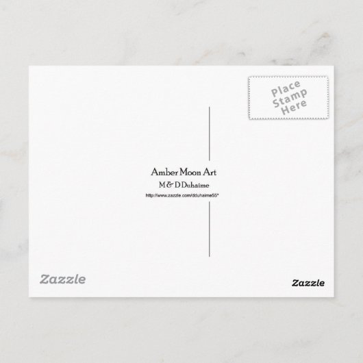 砂の城 ポストカード (裏面)