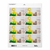 砂の城 ラベル (フルシート)