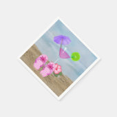 砂の夏のカクテル スタンダードカクテルナプキン (角)