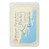 砂の大きなバスマットのつま先 バスマット (正面縦)