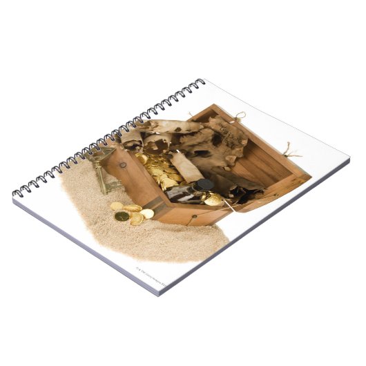 砂の宝箱のオープンレプリカ ノートブック (左側)
