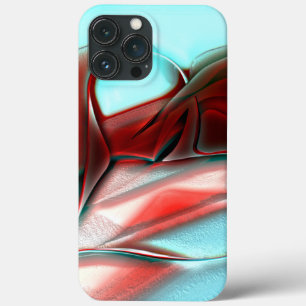 砂の山の質感の上の結晶線のハート iPhone 13 PRO MAXケース