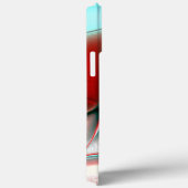 砂の山の質感の上の結晶線のハート Case-Mate iPhoneケース (裏面 / 右)