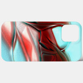 砂の山の質感の上の結晶線のハート Case-Mate iPhoneケース (裏面 (横))