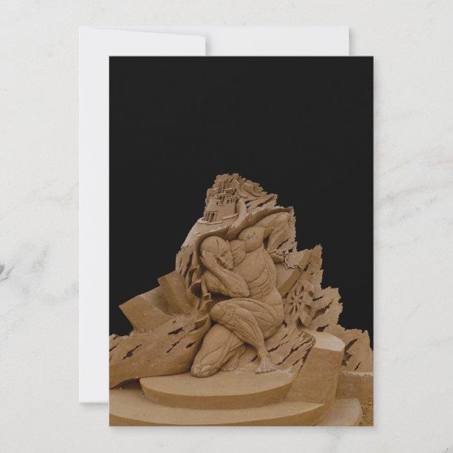 砂の彫刻 (正面)