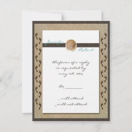 砂の応答カードの足跡 出欠カード