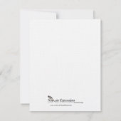 砂の応答カードの足跡 出欠カード (裏面)