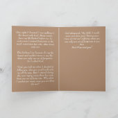 『砂の感動的詩』 カード (内部)