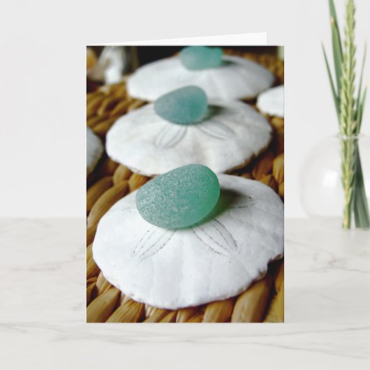 砂の挨拶状 カード (正面)