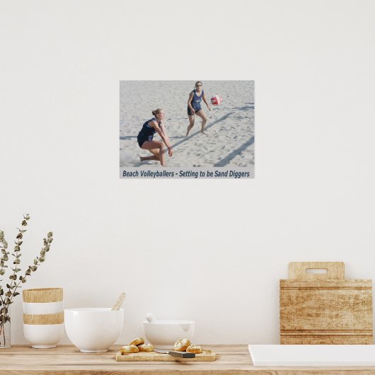 砂の掘り出し機 ポスター (キッチン)