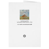 砂の春ブッテバイチルドハッサム、ヴィンテージアート (裏面)