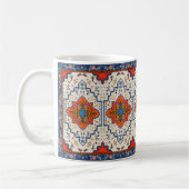 砂の時間：伝統ボホモロッコアート コーヒーマグカップ (左)