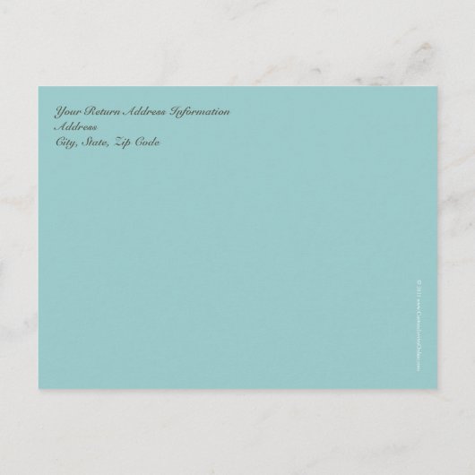 砂の書ビーチに日付はがきを保存 案内ポストカード (裏面)