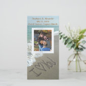 砂の書ビーチに、私はあなたを愛している 案内状 (スタンド正面)