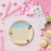 砂の書中の子供の数紙プレート ペーパープレート (パーティー)