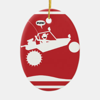 砂の柵の空気警告標識 セラミックオーナメント