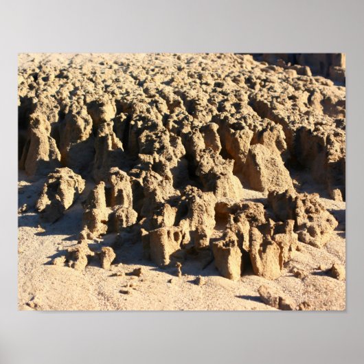 砂の模様1 ポスター (正面)