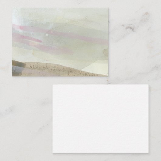 "砂の歩く":オリジナル抽象芸術ノートカード ノートカード (正面/裏面)