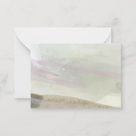 "砂の歩く":オリジナル抽象芸術ノートカード ノートカード